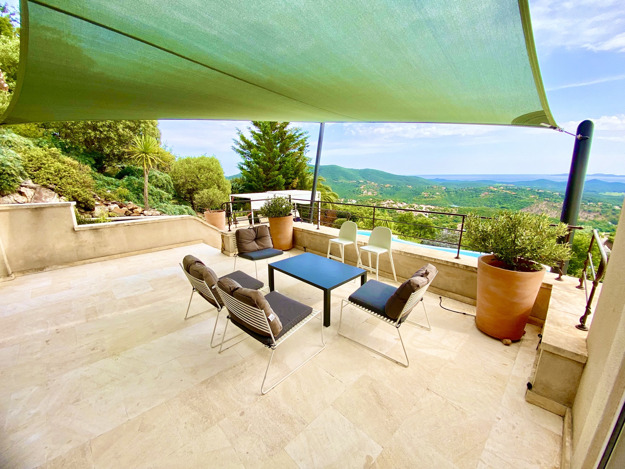 Luxurious contemporary villa, panoramic sea view